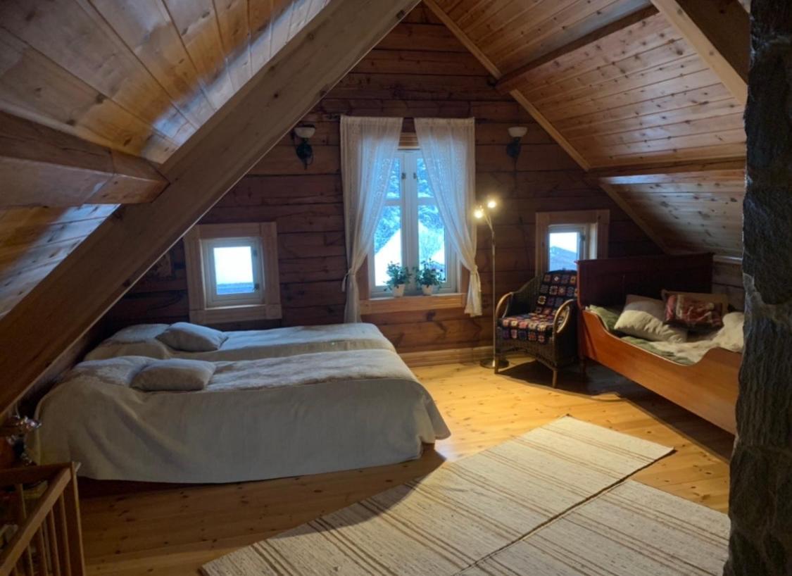 100 Years Old Norwegian Log House In Tromso Βίλα Εξωτερικό φωτογραφία
